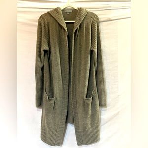 NWOT - Barefoot Dreams CozyLight Chic High-Low Open Front Long Cardigan - Large